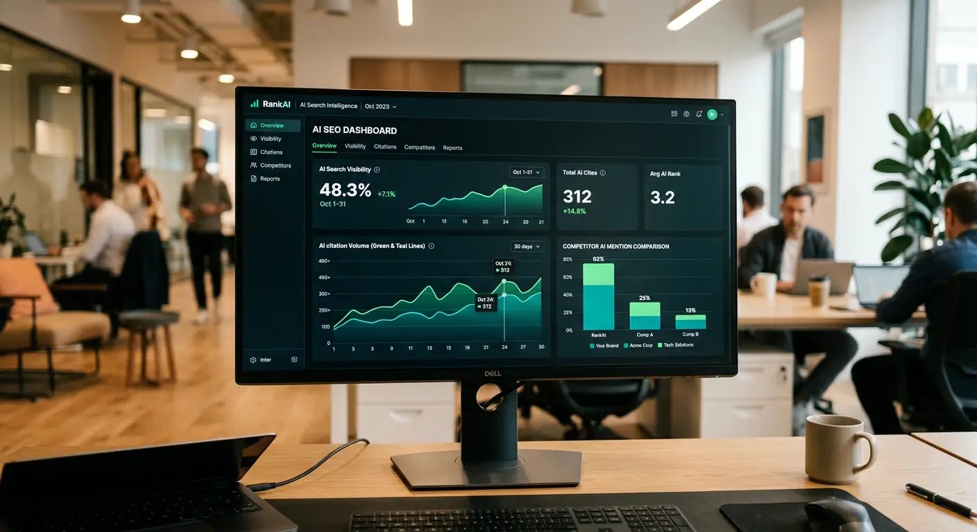 AI SEO Dashboard Analytics